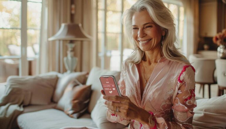App di incontri per donne mature single: esplorazioni sensuali e passioni condivise.