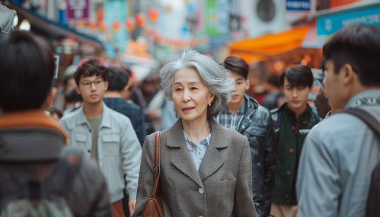 Reife Frau in Seoul: Was junge Männer suchen